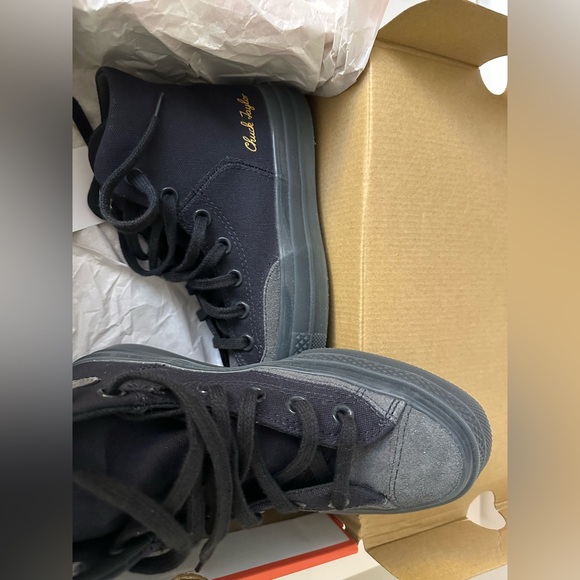 BNWT- CONVERSE Black Chuck 70 Marquis High-top Canvas Sneakers - Picture 7 of 10